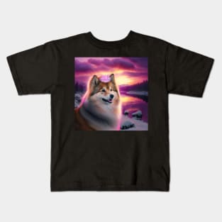 Finnish Lapphund Portrait Kids T-Shirt